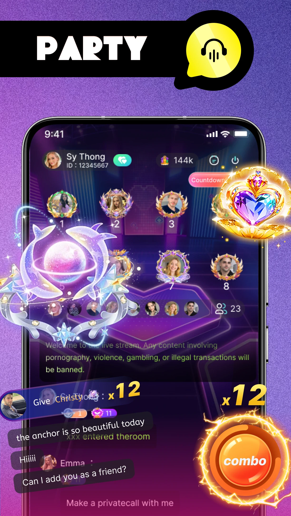 Fleeta - Video Chat & Party screenshot